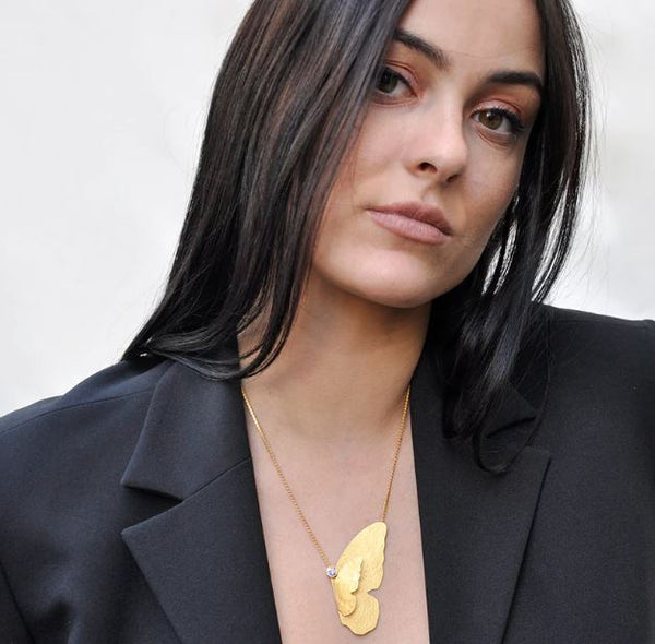 Gold  Mariposa Necklace