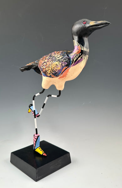 "Loonis" Bird Sculpture