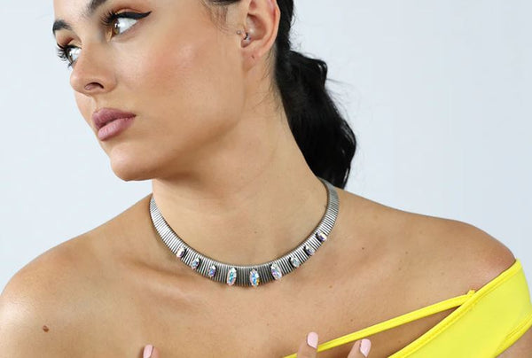 Silver"Eliza" Choker