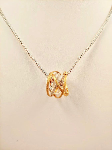 Large Double Mobius Pendant