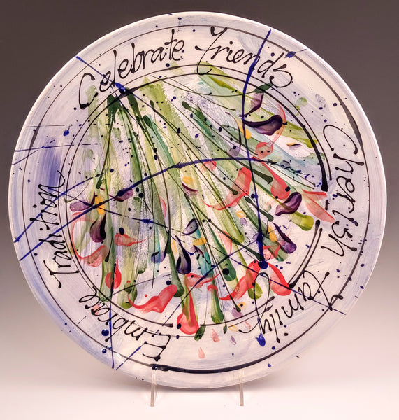 Garden Platter with Family Quote
