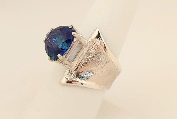 Midnight Mystic Topaz Ring
