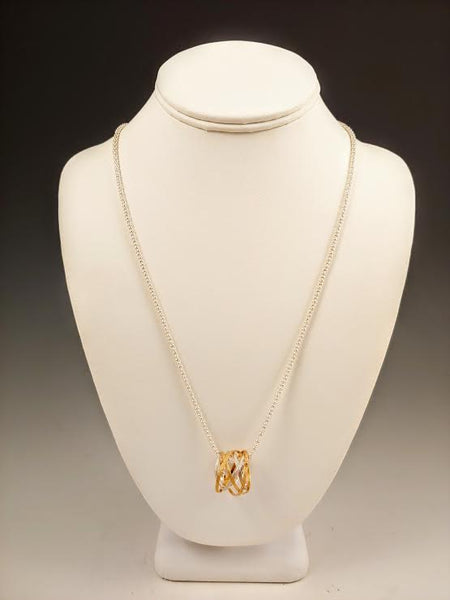 Small Double Mobius Pendant