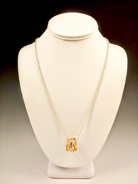 Large Double Mobius Pendant