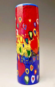 "Hearts" Vase