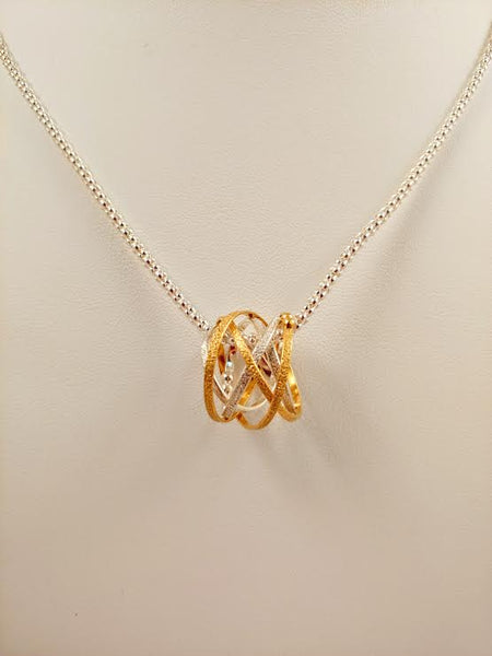 Small Double Mobius Pendant