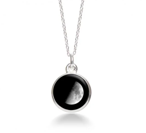 MoonGlow Waxing Gibbous Necklace