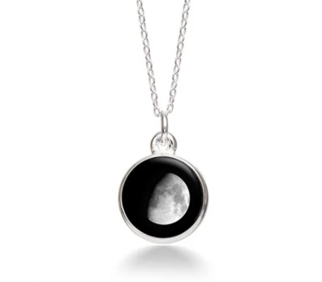 MoonGlow Waxing Gibbous Necklace