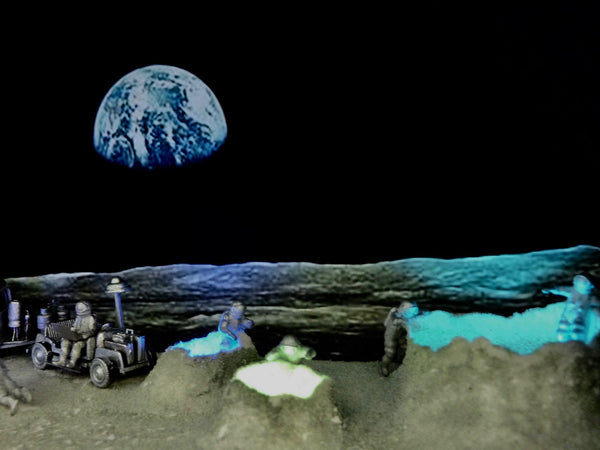 Airstream on the Moon Diorama
