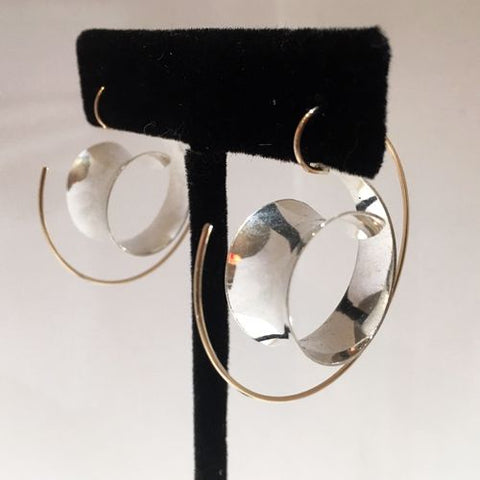 Silver & 14k Gold Fill Earrings