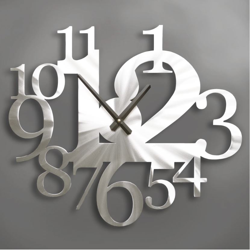 "Big Time" Wall Clock Metal Petal Art MyAmericanCrafts My American Crafts