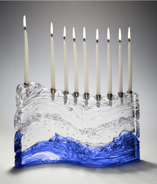 The Bermuda Wave Menorah