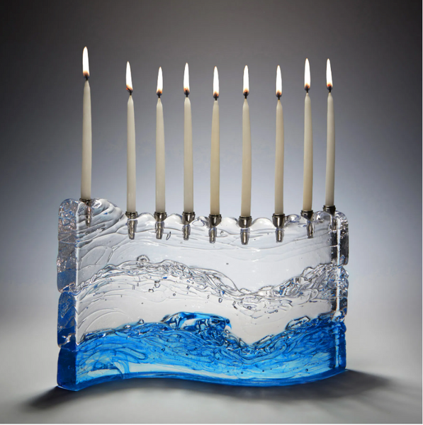The Bermuda Wave Menorah