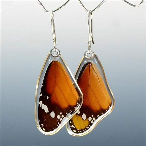 African Monarch Butterfly Earrings