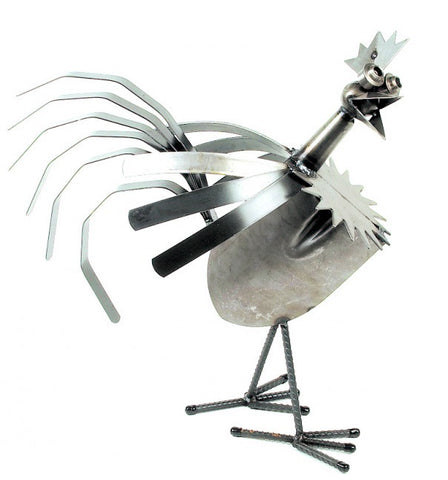 Box Rooster Sculpture