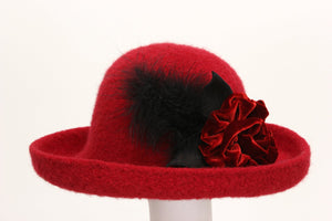 Red Wool Hat