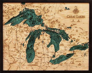 Lake Art Wood Lake Maps