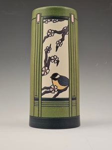 Anniversary/Chickadee Songbird Vase