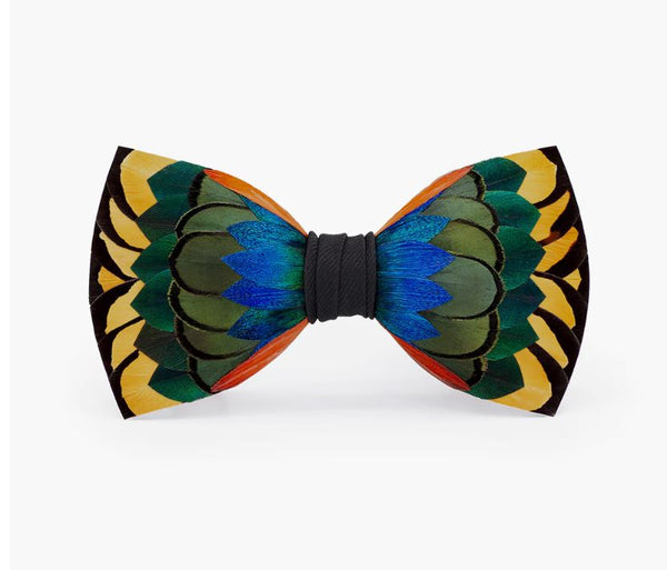 "Dupre" Feather Bow Tie