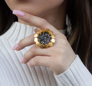 Geode Statement Ring