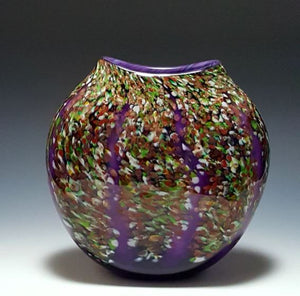 Purple Wisteria Vase