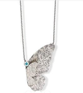 Silver Mariposa Necklace