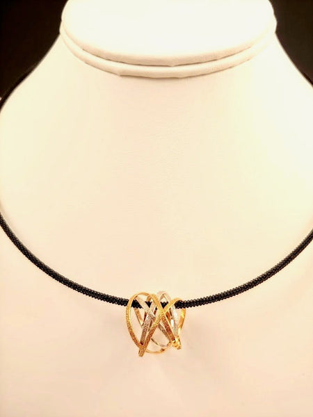 Vermeil  Mobius Necklace