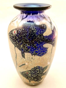 Cobalt Fish Vase