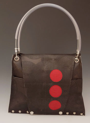 Black & Red Circles Bag