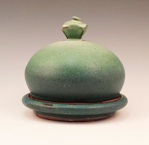 Green Butter Dish