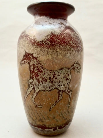 Copper Horse Vase