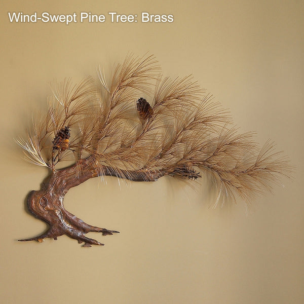 Windswept Pine Wall Sculpture