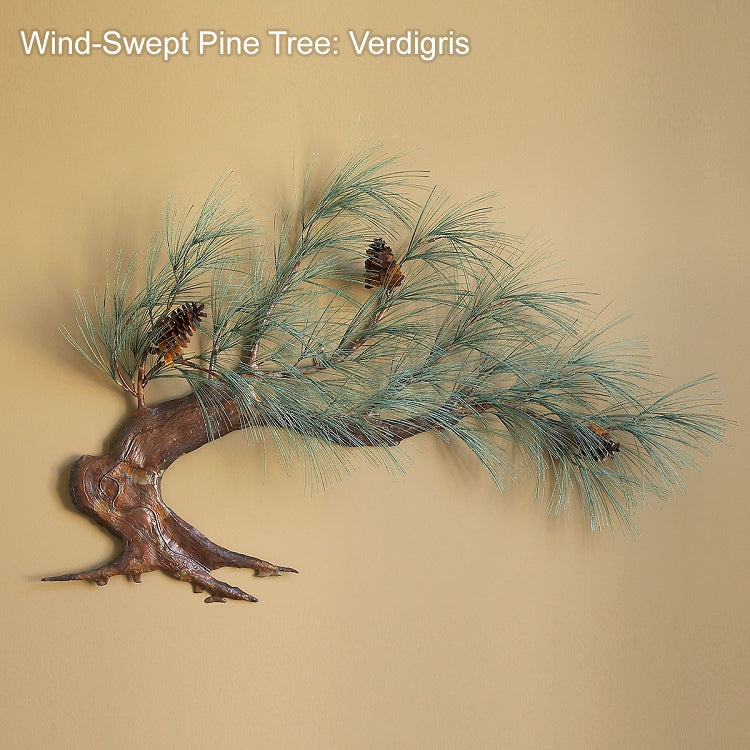 Windswept Pine Wall Sculpture