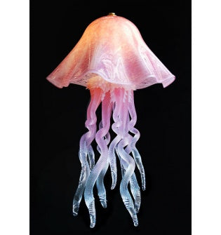 Single Pink Jellyfish Lamp