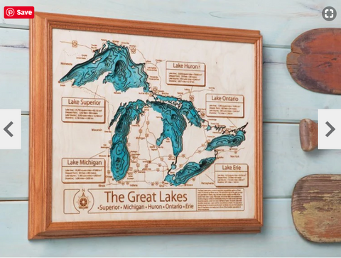 Lake Art | Custom Wood Lake Maps | MyAmericanCrafts – My American Crafts