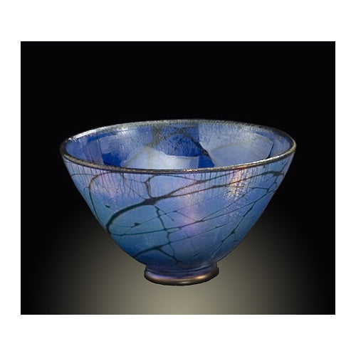 Medium Blue Luster Bowl