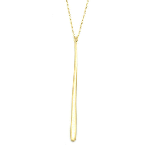 Long Stick Vermeil Necklace