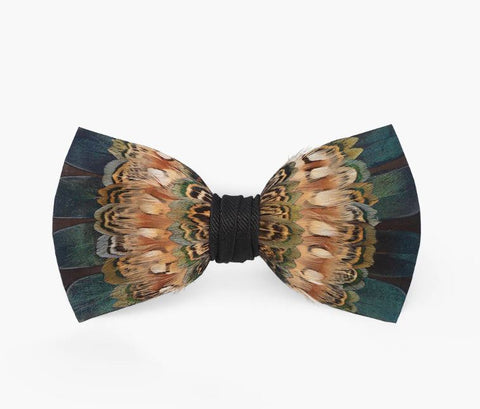 "Wallace" Feather Bow Tie