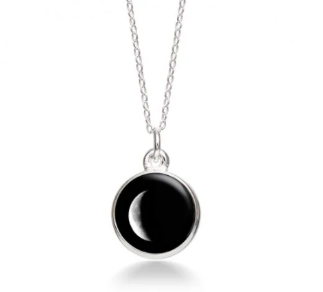 Moon glow online necklace