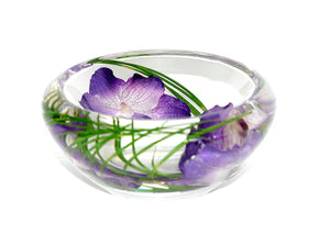 Purple Vanda Orchid Bowl