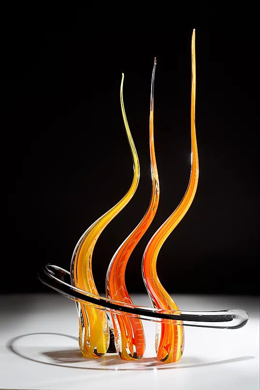 Revolution Glass Sculpture
