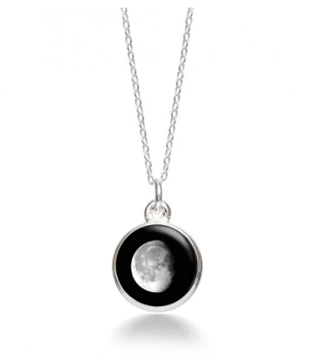 MoonGlow Waning Gibbous  Necklace