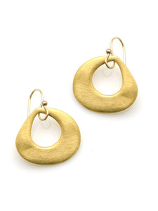 Thick Open Drop Earrings