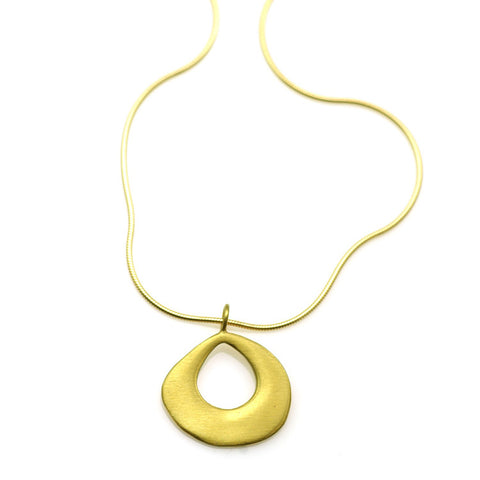 Thick Open Drop  Necklace