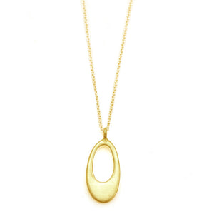 Oval Vermeil Necklace