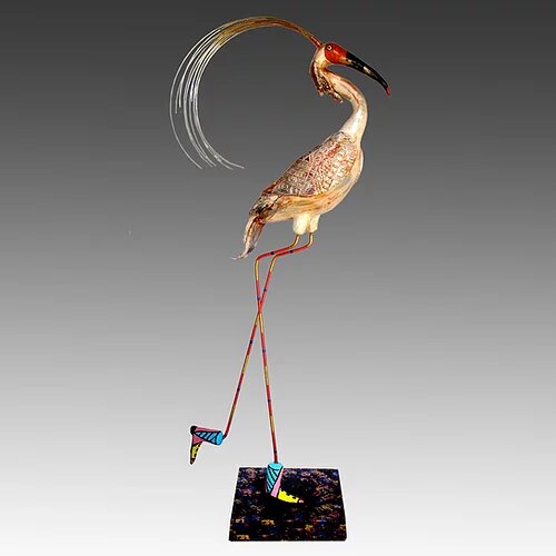 Ibis Bird Sculpture