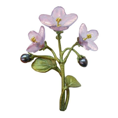 African Violet Pin
