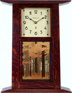 Autumn Tile Wall Clock