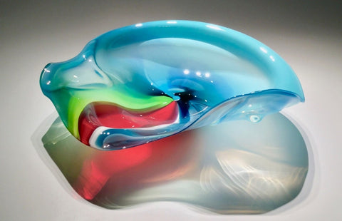 Azure Glass Bowl