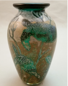 Green Turtle Vase